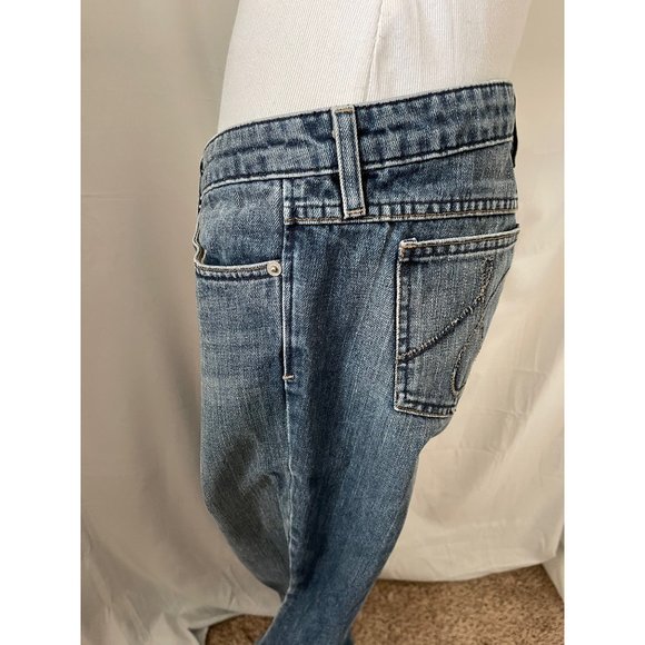 Juicy Couture The Frankie Medium-Wash Flare Bottom Denim Jeans - Picture 8 of 10